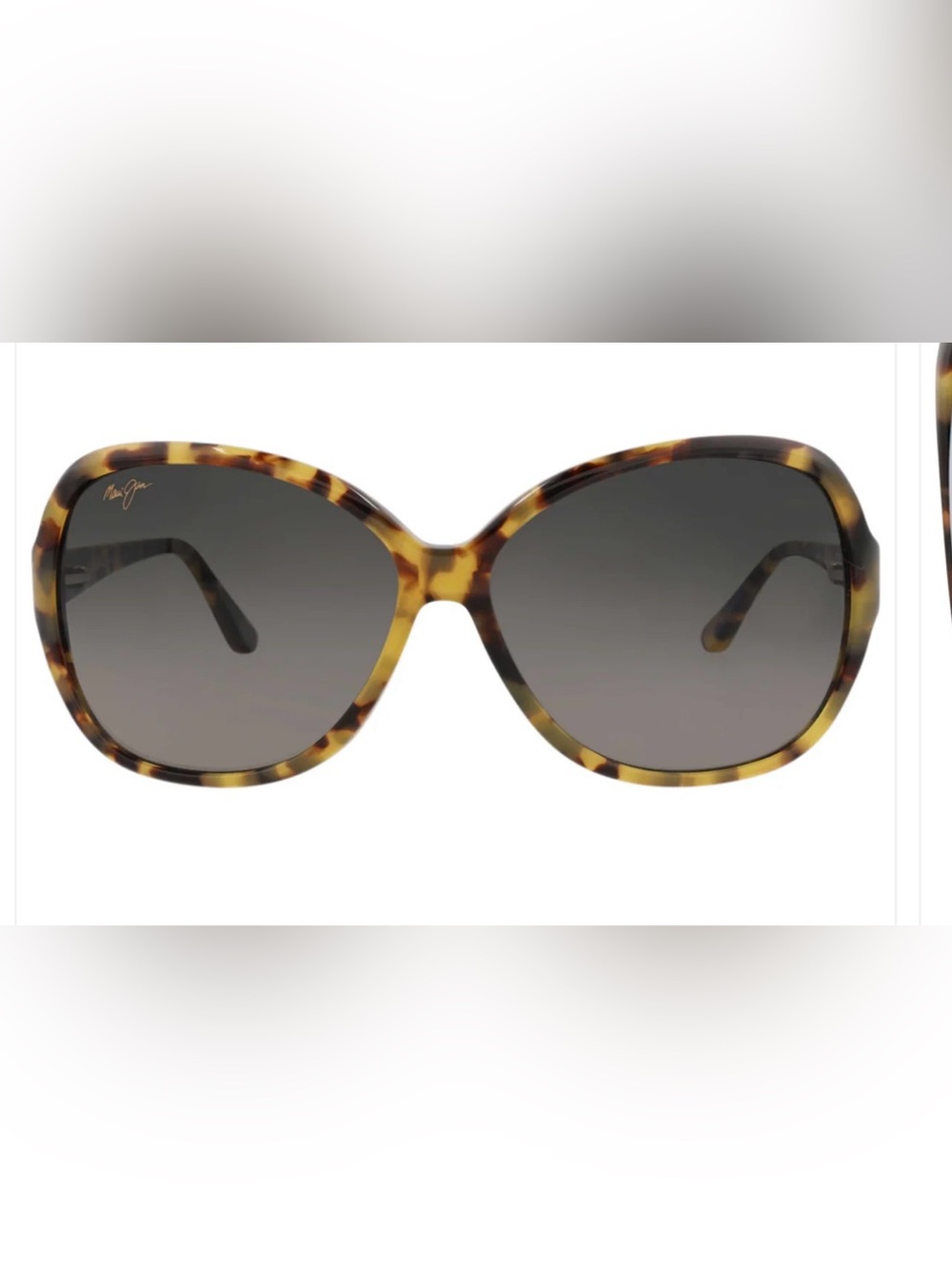 Maui Jim Tortoiseshell Frame Sunglasses with Brown Gradient Lenses